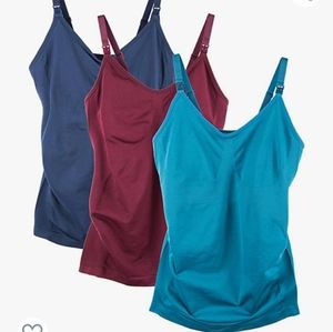 Nursing cami with built in bra 3pack